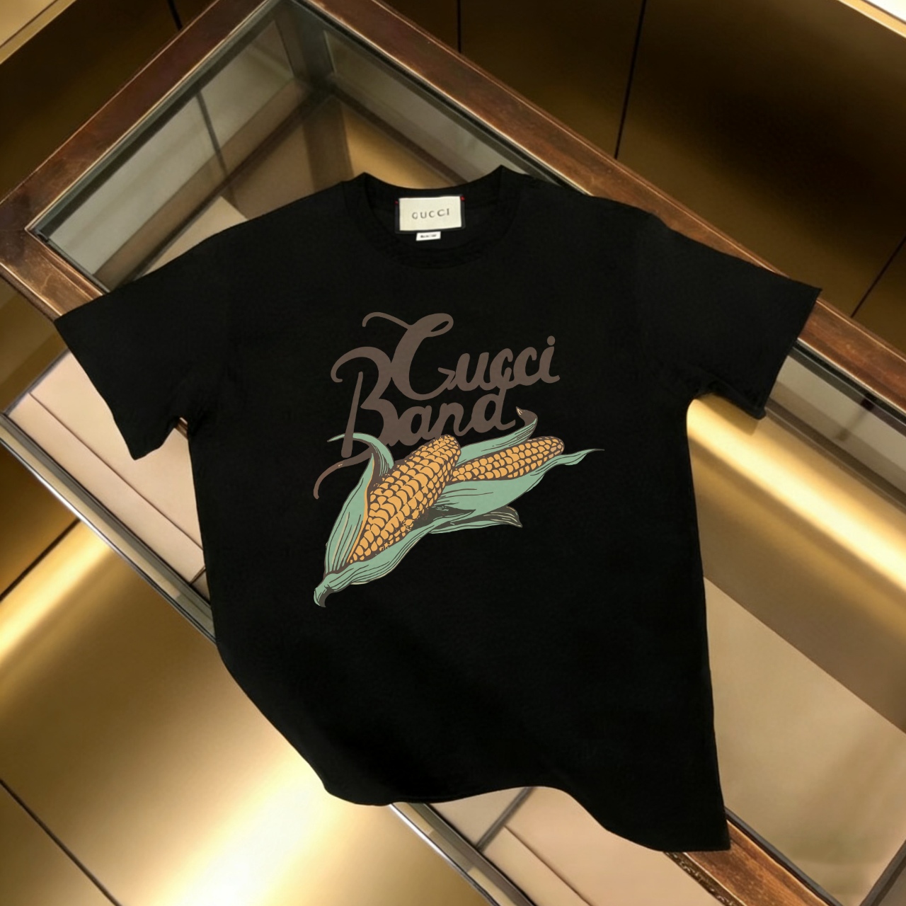 P90 no descontinuado, empuje con confianza GUCCI 古驰 nuevo modelo, tela mejorada, algodón puro 300g, camiseta de manga c…