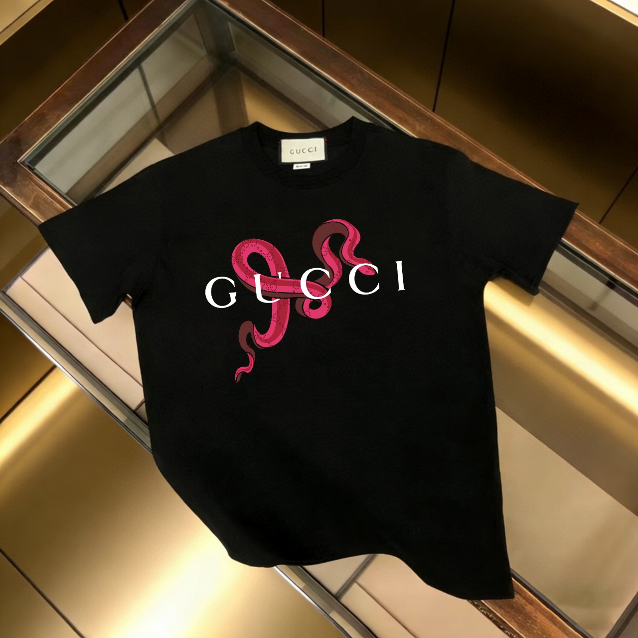 P90 no descontinuado, empuje con confianza GUCCI 古驰 nuevo modelo, tela mejorada, algodón puro 300g, camiseta de manga c…