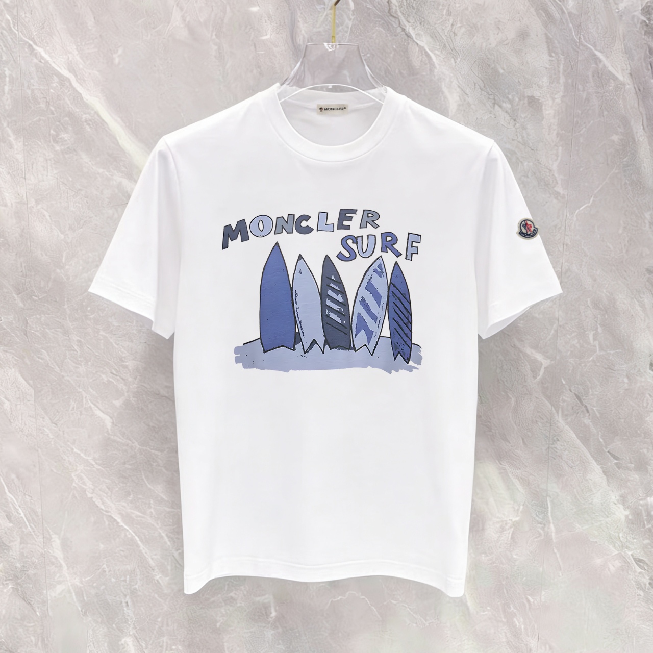 P90 no descontinuado, empuje con confianza, moncler nuevo modelo, tela mejorada, 300g algodón puro, camiseta de manga c…