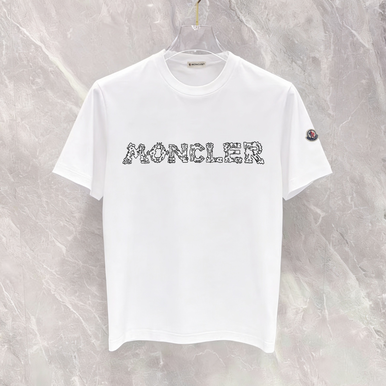 P90 artículo permanente sin retirar, Moncler moncler nuevo modelo, tejido mejorado, camiseta de manga corta de algodón …