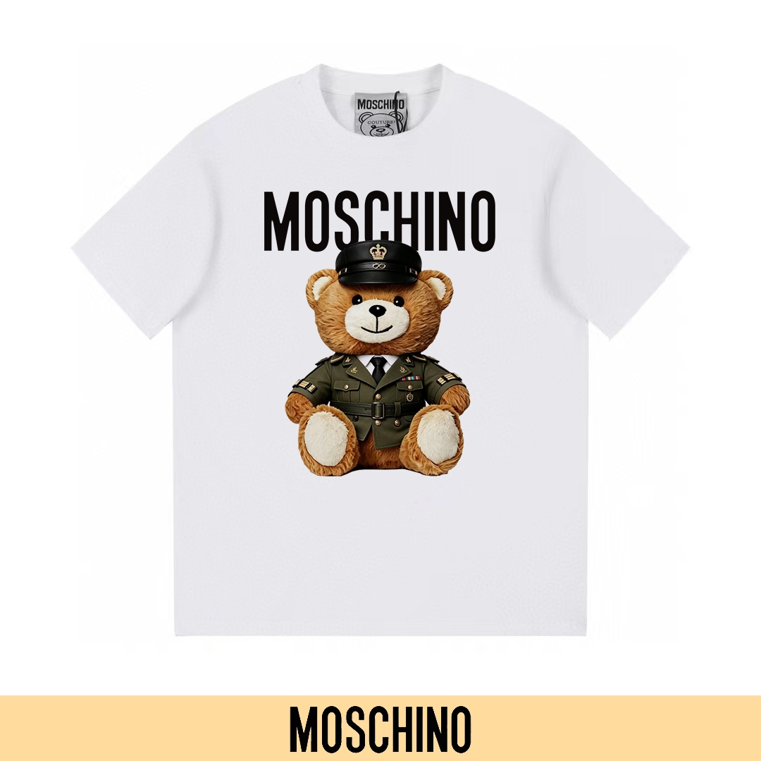 P90 no retirar, empuje con confianza (principal-5) MOSCHINO Moschino nueva camiseta de manga corta estampada …