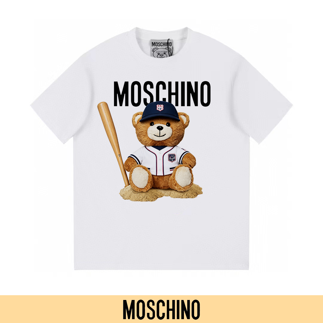 P90 no retirar, empuje con confianza (principal-5) MOSCHINO Moschino nueva camiseta de manga corta estampada …