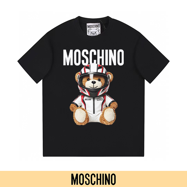 P90 no descontinuado, promoción segura (principal-5) MOSCHINO Moschino nueva camiseta de manga corta con esta…