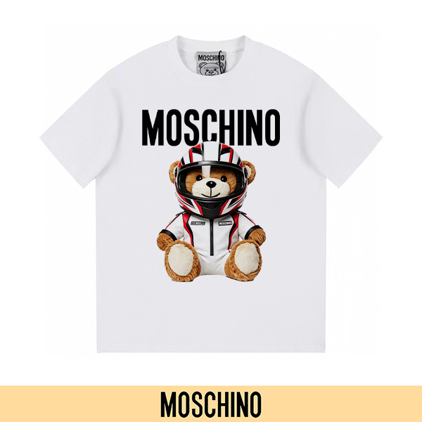 P90 no descontinuado, promoción segura (principal-5) MOSCHINO Moschino nueva camiseta de manga corta con esta…