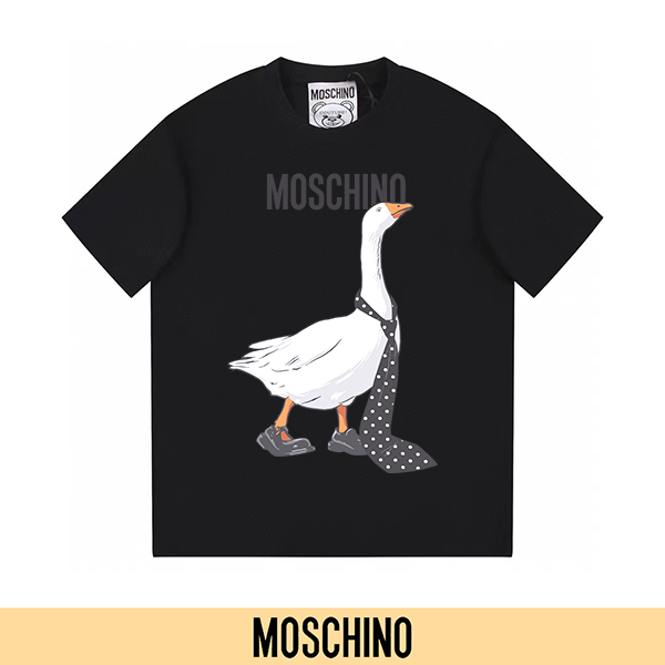 P90 no descontinuado, promoción segura (principal-5) MOSCHINO Moschino nueva camiseta de manga corta con esta…