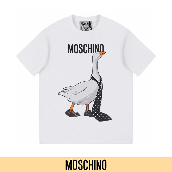 P90 no descontinuado, promoción segura (principal-5) MOSCHINO Moschino nueva camiseta de manga corta con esta…