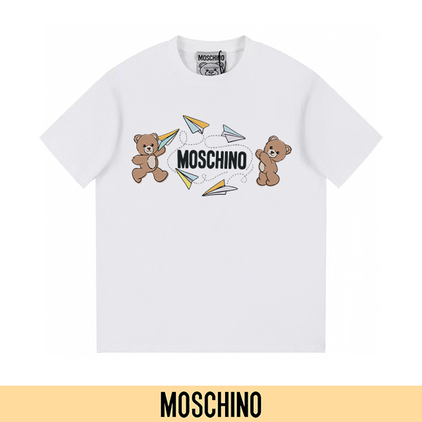 P90 no descontinuado, empuje con confianza (principal-5) MOSCHINO Moschino nueva camiseta de manga corta estampada 300G…