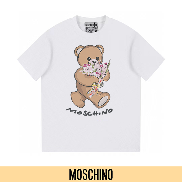 P90 Artículo permanente recomendado (principal-5) MOSCHINO Moschino Nueva camiseta de manga corta con estampa…