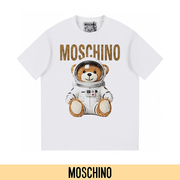P90 Artículo permanente recomendado (principal-5) MOSCHINO Moschino Nueva camiseta de manga corta con estampado 300G al…
