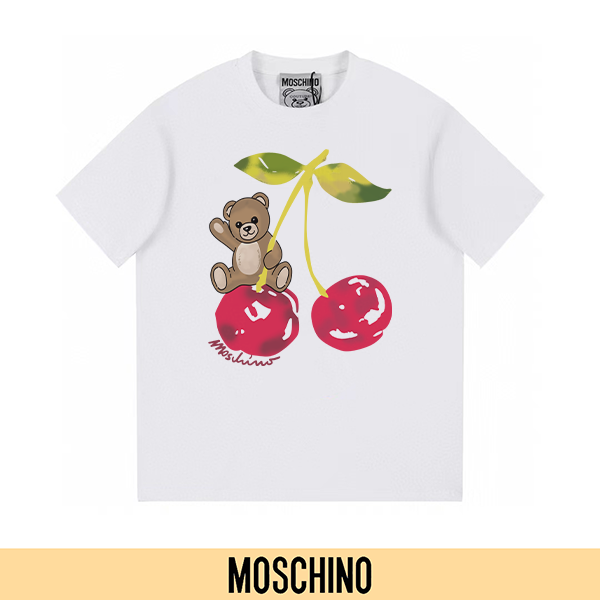 P90 no retirado, promoción segura (principal-5) MOSCHINO Moschino nueva camiseta de manga corta con estampado…