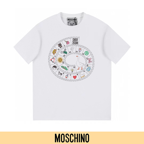 P90 no retirar, empuje con confianza (principal-5) MOSCHINO Moschino nueva camiseta de manga corta estampada …