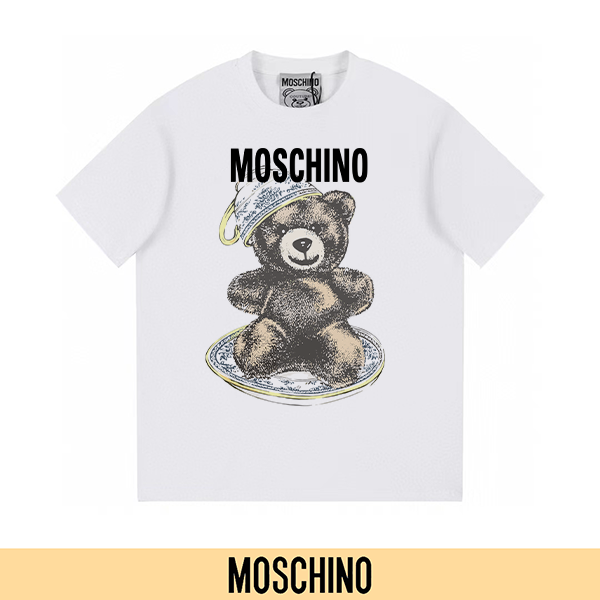 P90 no retirar, empuje con confianza (principal-5) MOSCHINO Moschino nueva camiseta de manga corta estampada …