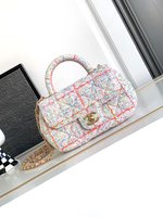 Chanel Classic Flap Bag Crossbody & Shoulder Bags Pink Red Spring Collection Chains
