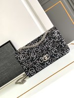 Shop Designer Replica
 Chanel Classic Flap Bag Crossbody & Shoulder Bags Silver Mini