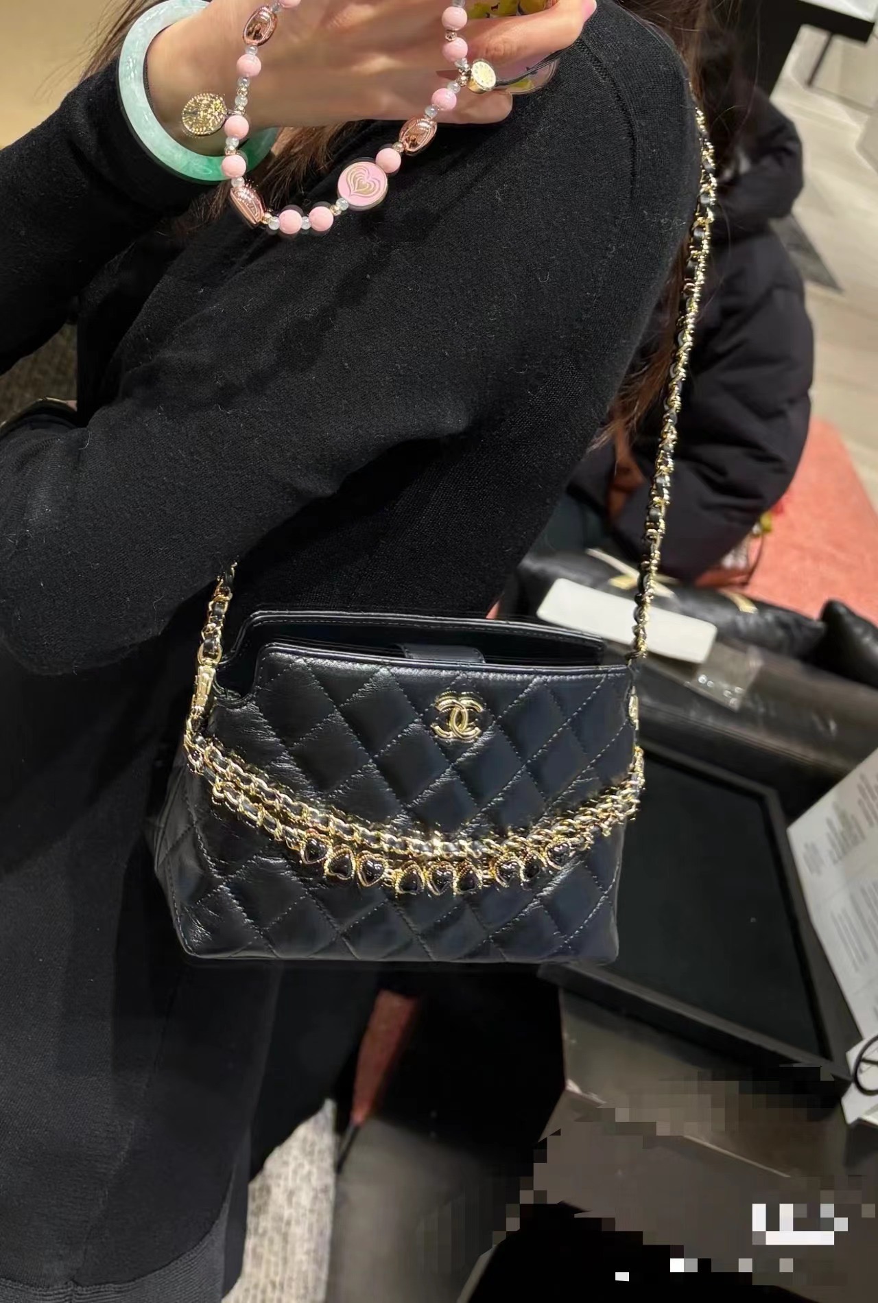 珐琅扣❤️‍🔥❤️‍🔥hanel24p新品包包👛觉得好看,上身发现特别好看 3