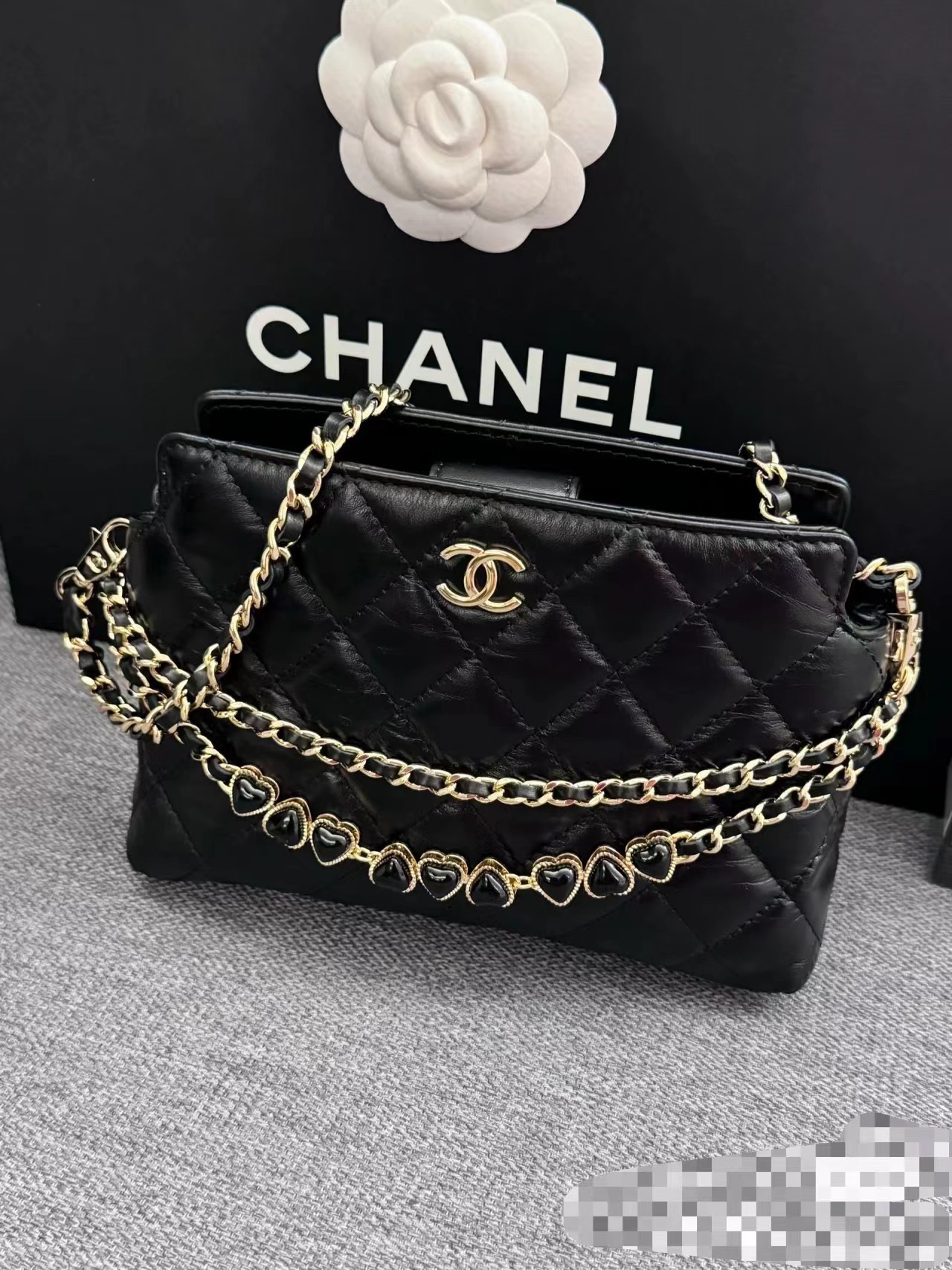 珐琅扣❤️‍🔥❤️‍🔥hanel24p新品包包👛觉得好看,上身发现特别好看 6