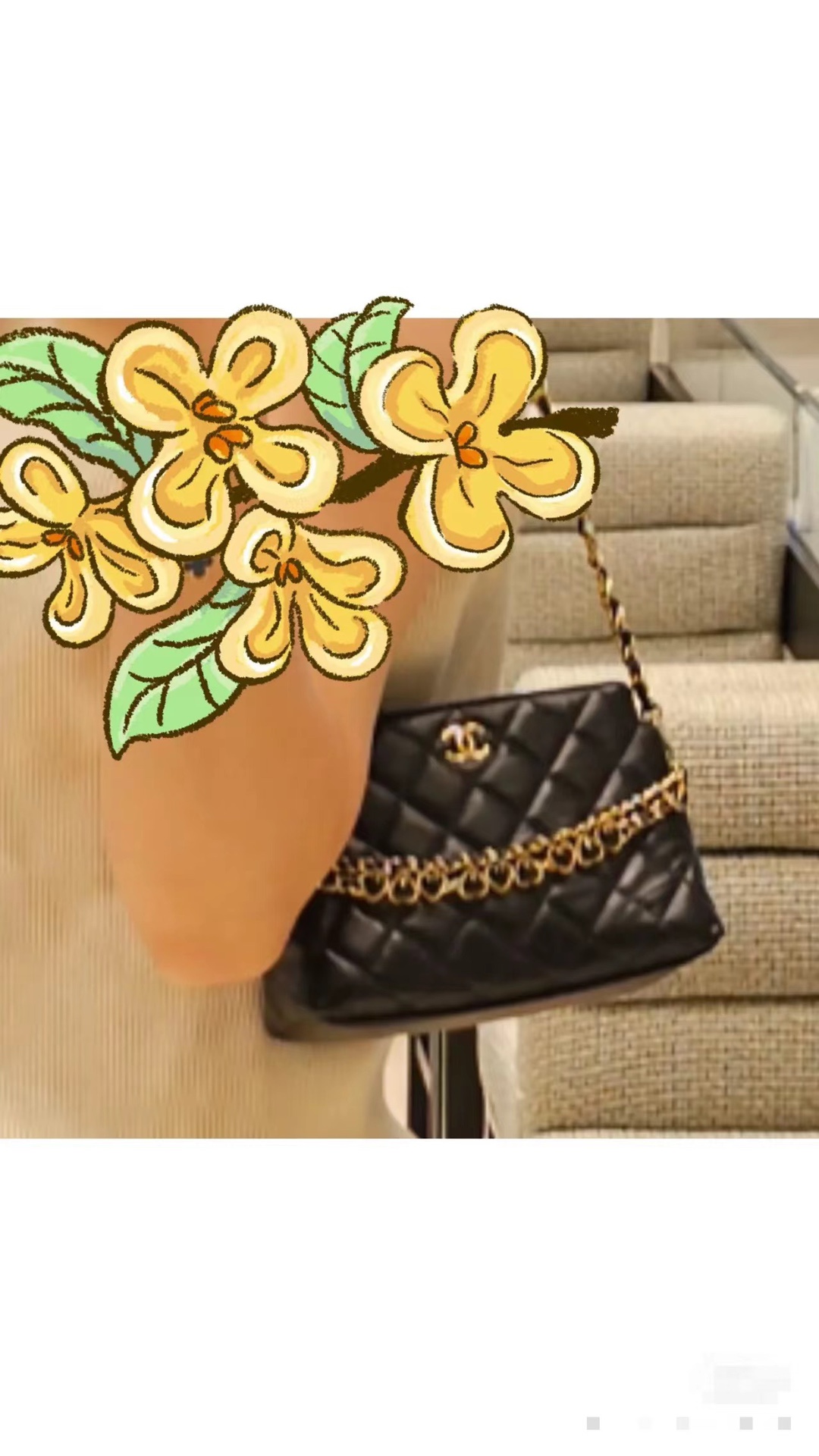 珐琅扣❤️‍🔥❤️‍🔥hanel24p新品包包👛觉得好看,上身发现特别好看 8
