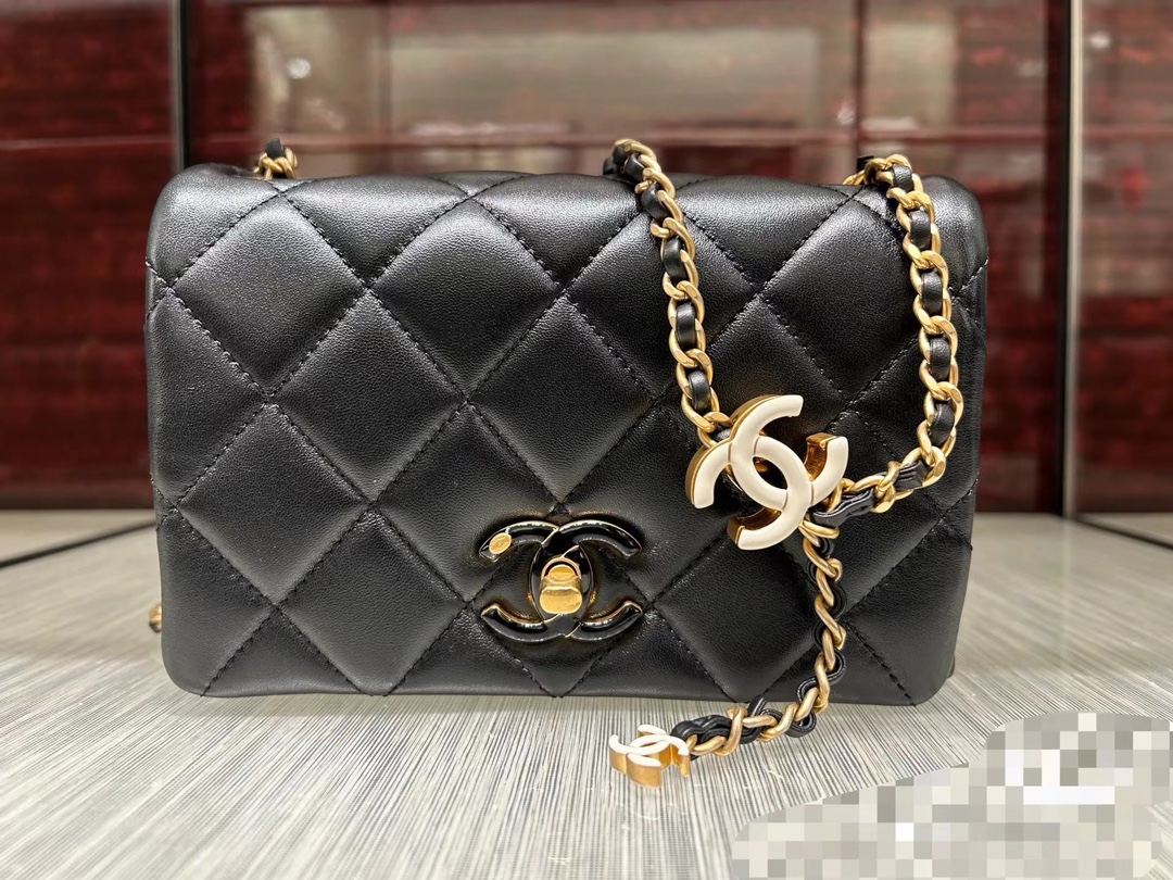¡Buenas noticias! 🚩🚩🚩 ¡Envío exclusivo! Talla S con cuatro patrones de rombos OHANEL modelo popular 🔥 bolso de sola…