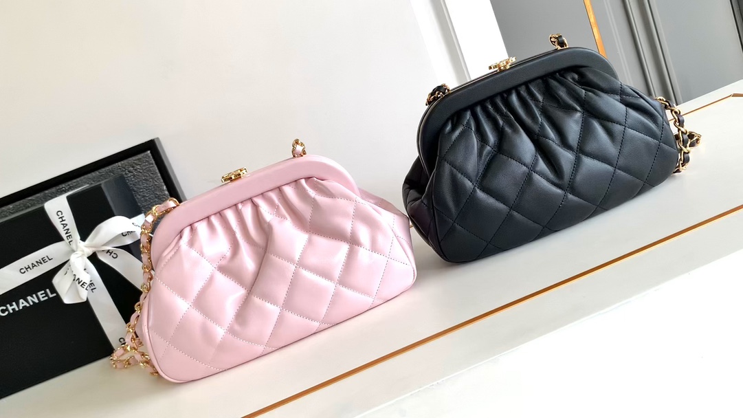 Réplica de lujo 7 estrellas
 Chanel Bolsos cruzados y bandoleras Negro Rosa Vintage