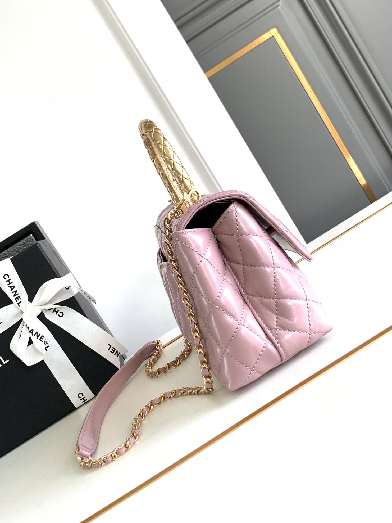诺悠翩雅 Loro Piana 高定经典皮革女包手袋 #26ED9D6E 2