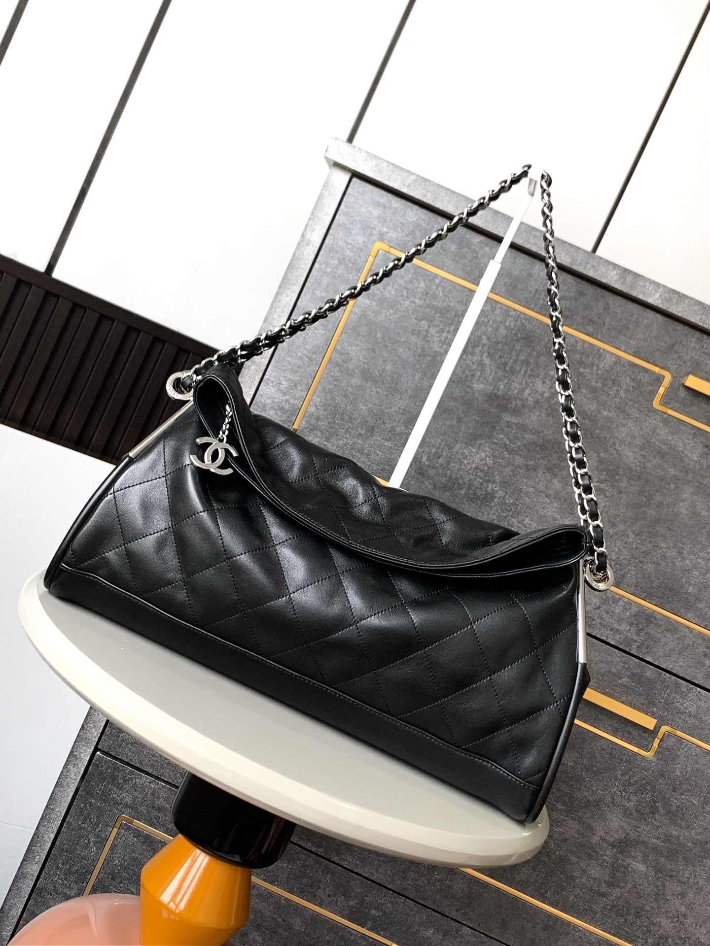 Chanel Vintage Large Hobo Bag
