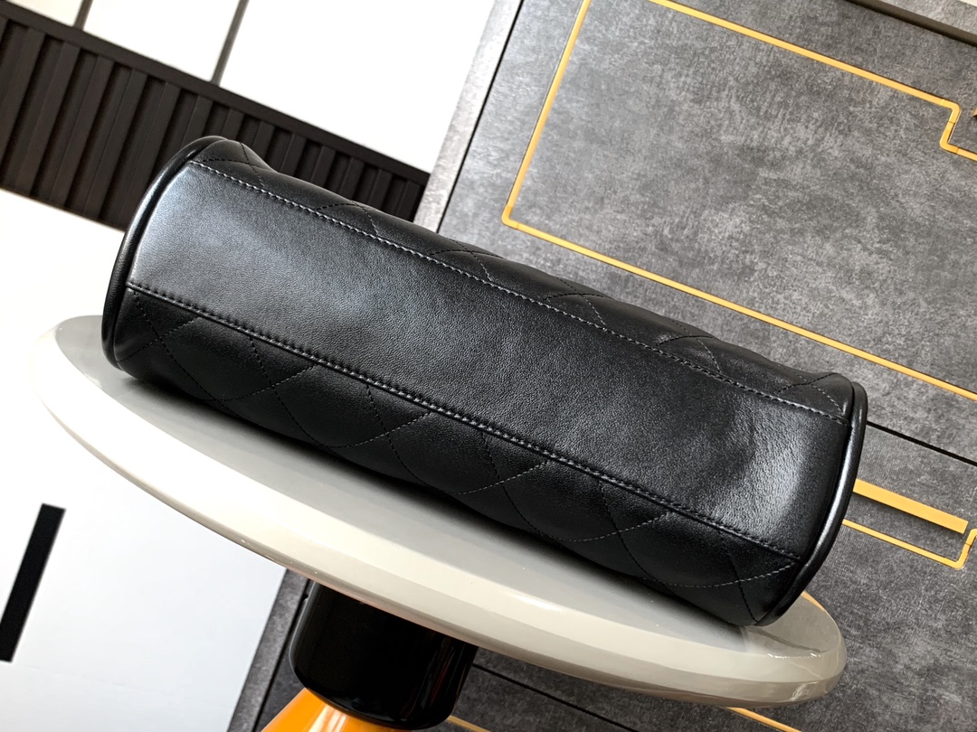 Chanel Quilted Lambskin Classic Flap Handbag