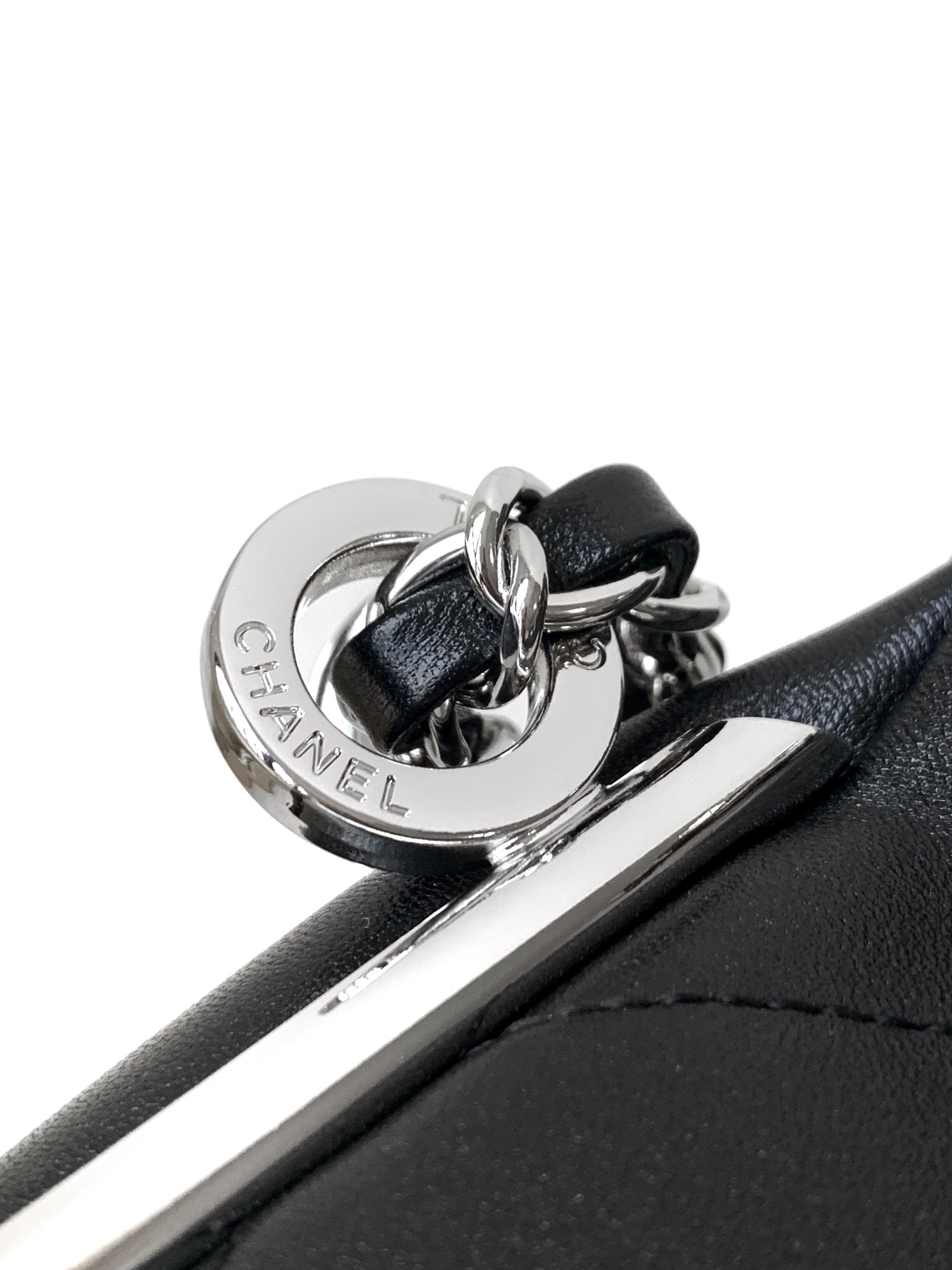 Chanel Quilted Lambskin Classic Flap Handbag