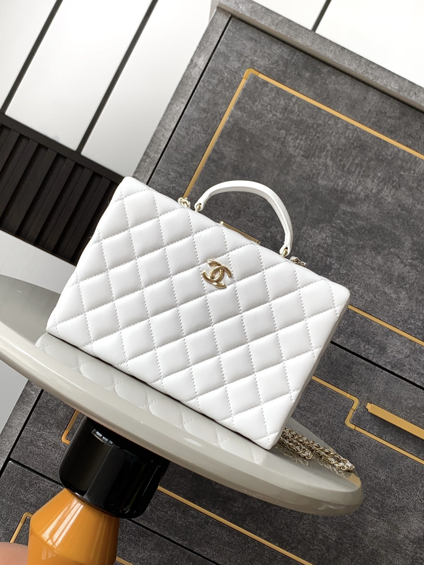 perfect as a vintage collector's vanity box bag - Bag