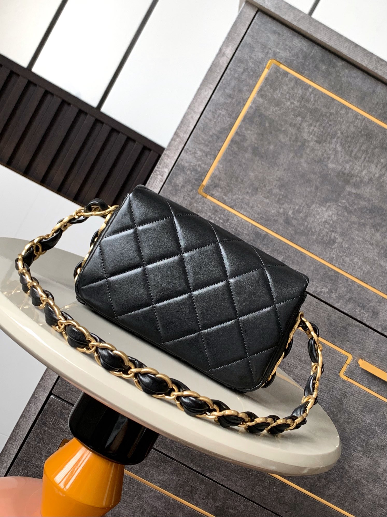 出口产品》OHANEL🚩🚩🚩24K 秋冬系列 粗链条腋下包口盖包 3