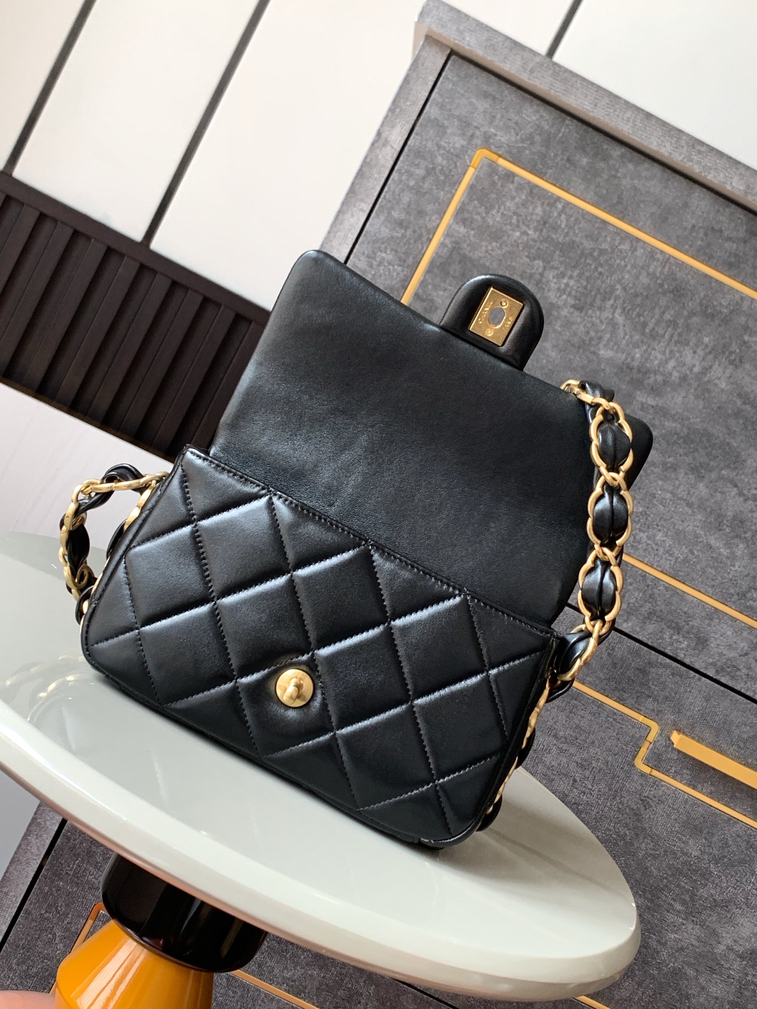 出口产品》OHANEL🚩🚩🚩24K 秋冬系列 粗链条腋下包口盖包 5