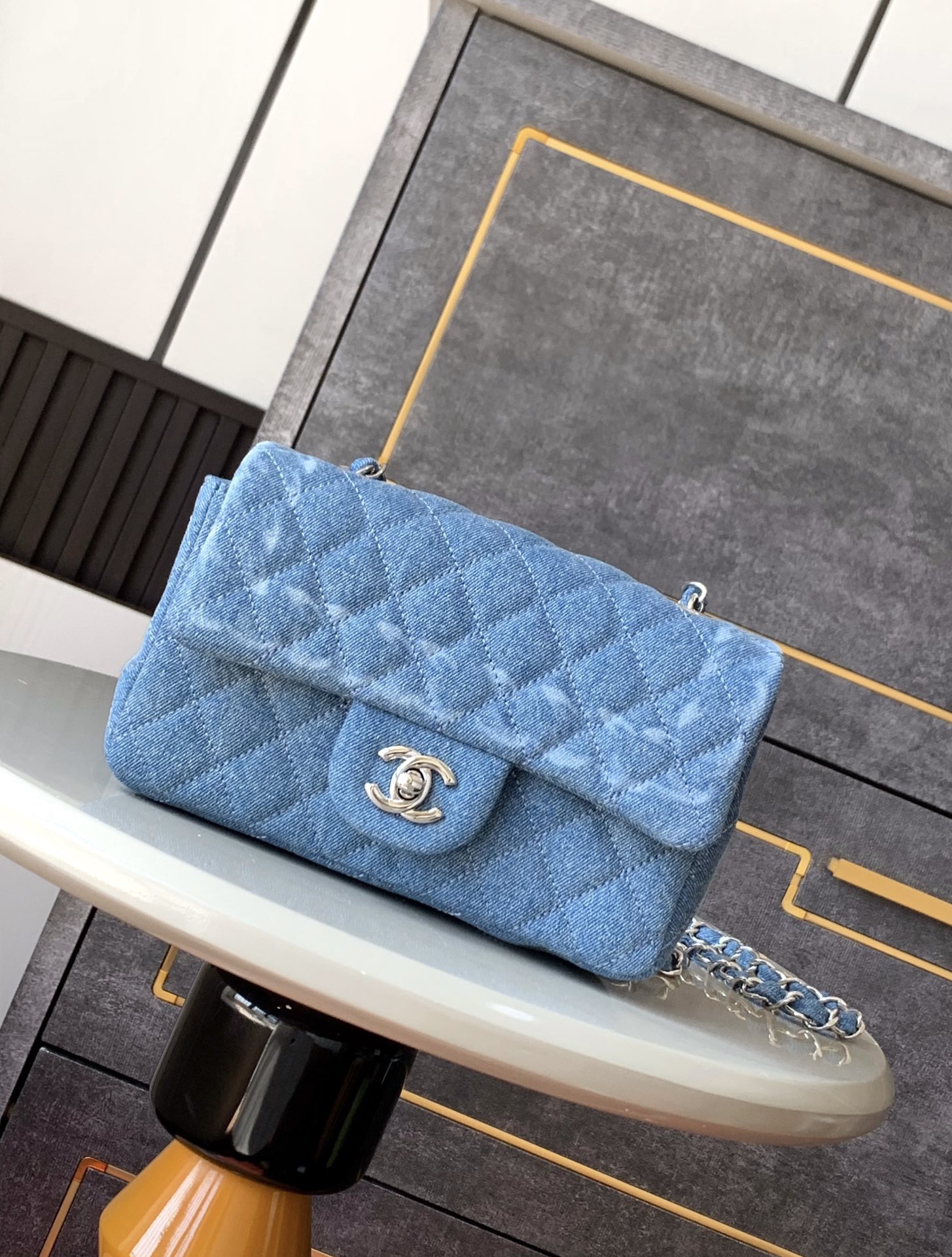 Listo en stock Mimi OHANEL🚩🚩🚩Denine denim degradado🈶Me gusta mucho este pequeño estilo de mezclilla fragante💙No pu…