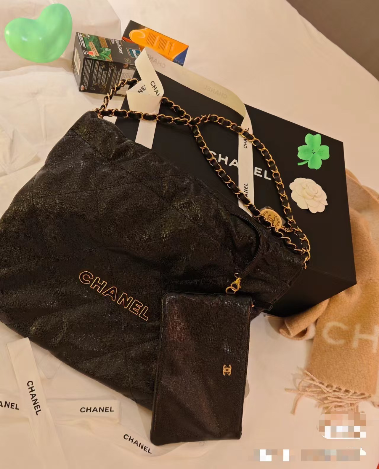 OHANEL 24K New Arrival: Medium Grained Calfskin "Trash" Bag - Bag 4