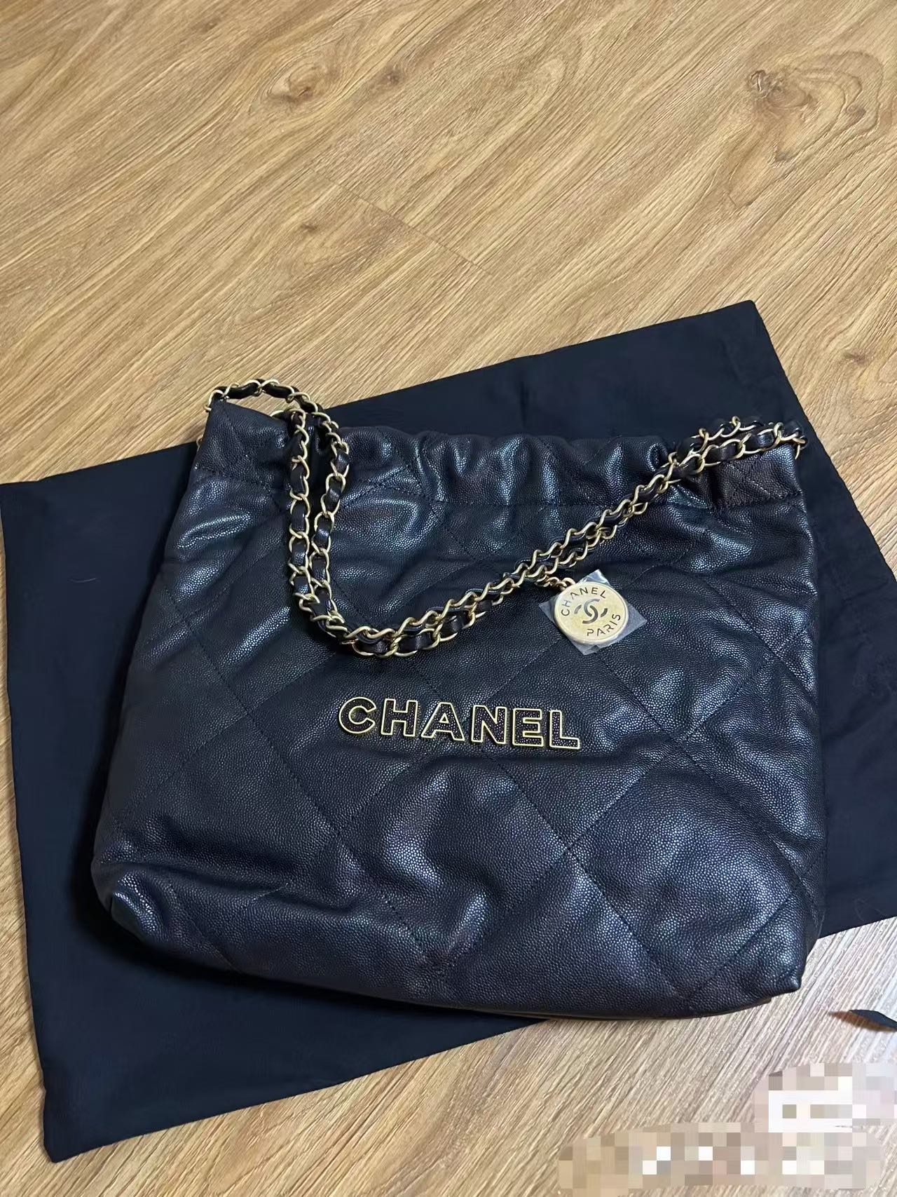 OHANEL 24K New Arrival: Medium Grained Calfskin "Trash" Bag - Bag 5