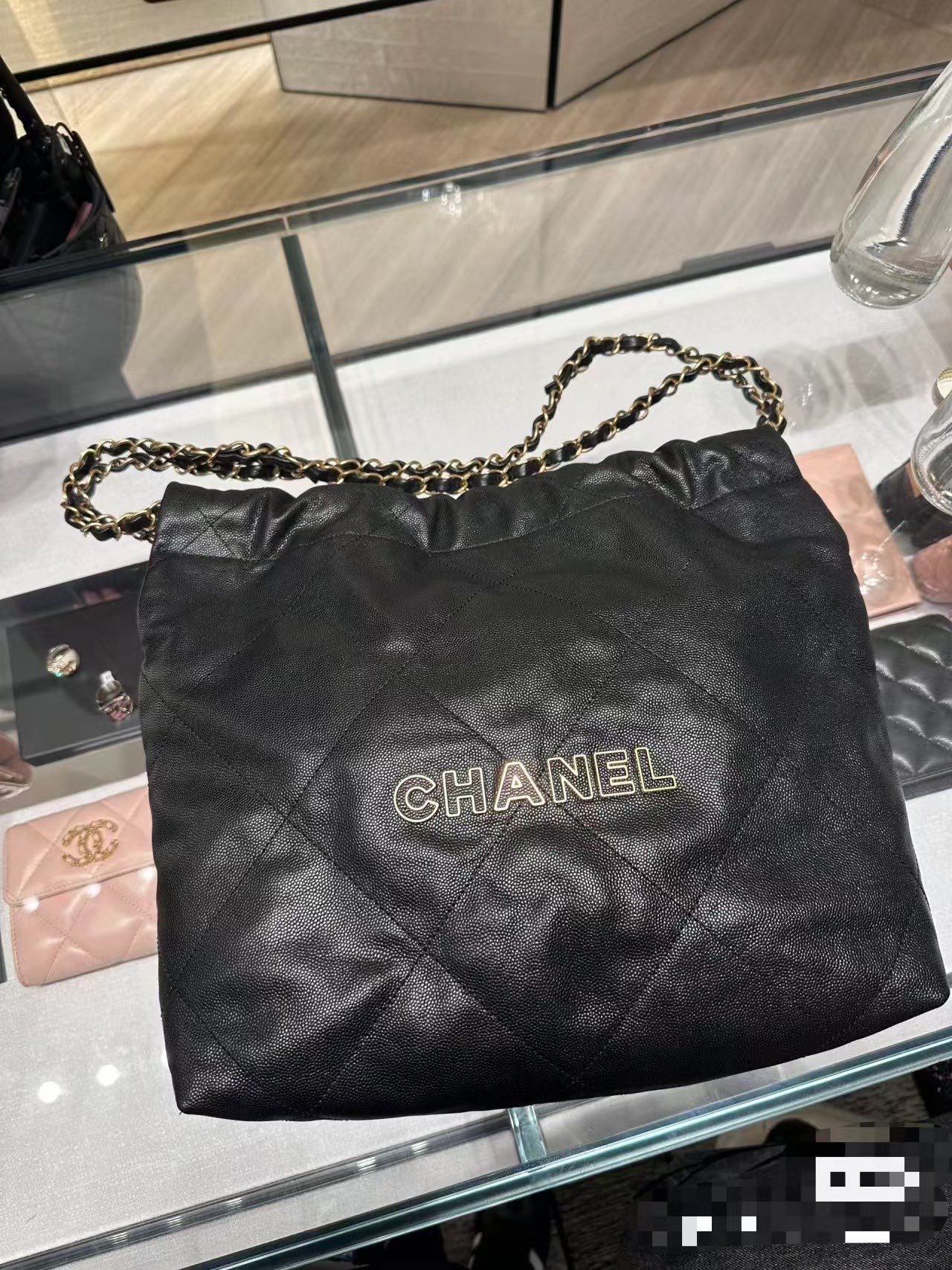 OHANEL 24K New Arrival: Medium Grained Calfskin "Trash" Bag - Bag 9