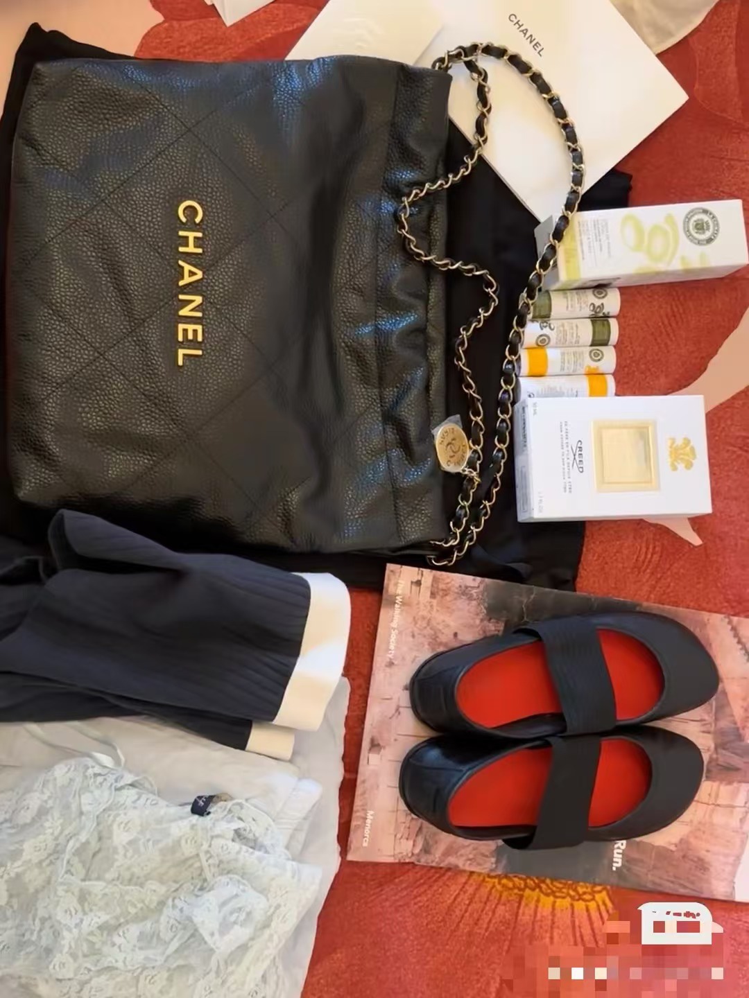 OHANEL 24K 🎆🎆 New Grained/Caviar Calfskin "Trash Bag" (Chanel 22 - Bag 9
