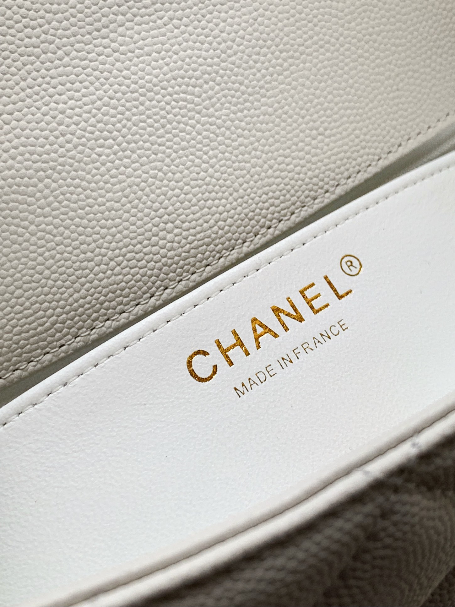 Chanel 25P Double Chain Caviar Square Bag - White, Small Size (13x18x5.5cm) 10 i1741692005 9710 3