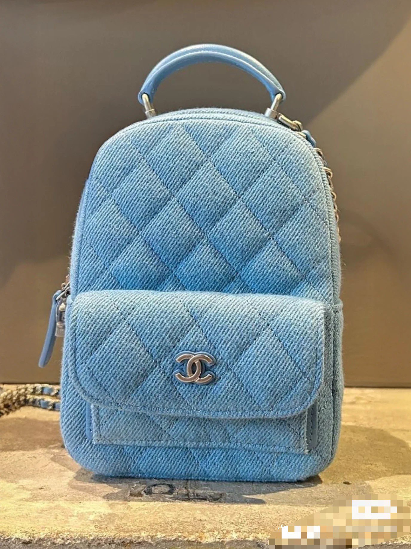 Chanel Denim Mini Backpack, Convertible Shoulder Bag, Early Spring Collection 9 i1742717312 1222 4