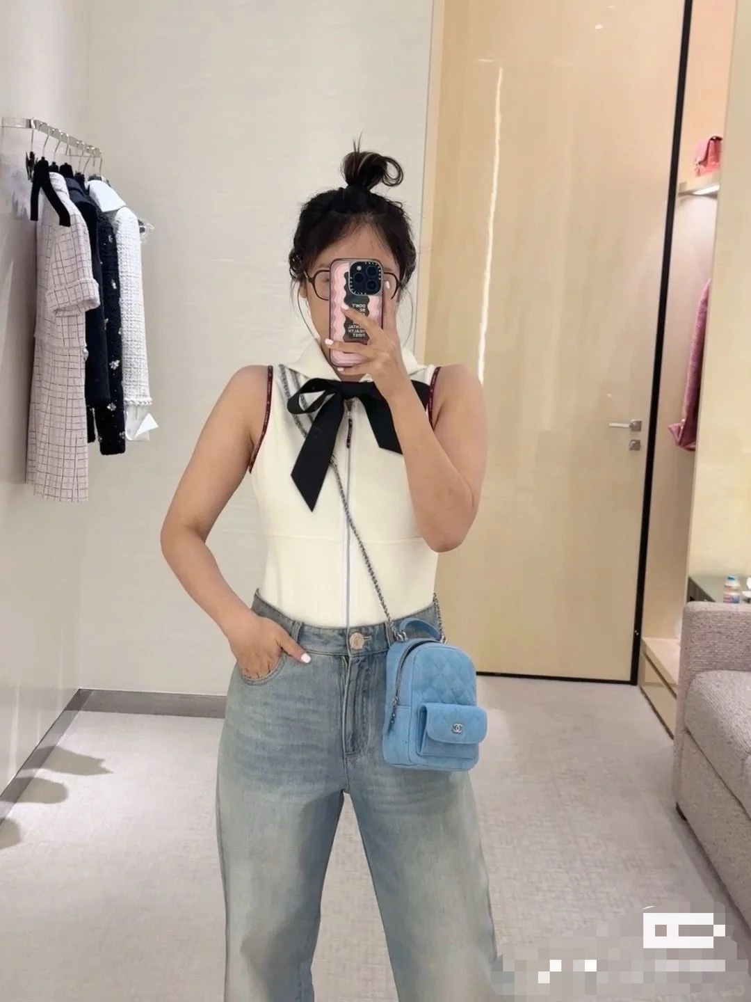 Chanel Denim Mini Backpack, Convertible Shoulder Bag, Early Spring Collection 7 i1742717312 3856 3