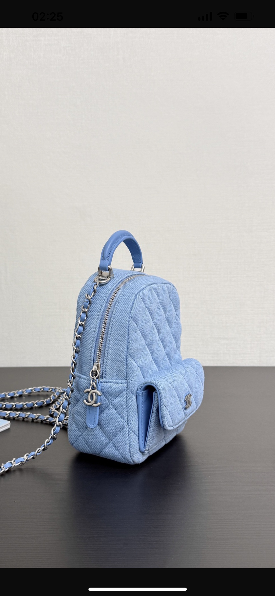 Chanel 25C Mini Denim Backpack, Chic Design, Multiple Carrying Options 3 i1742717336 1418 7