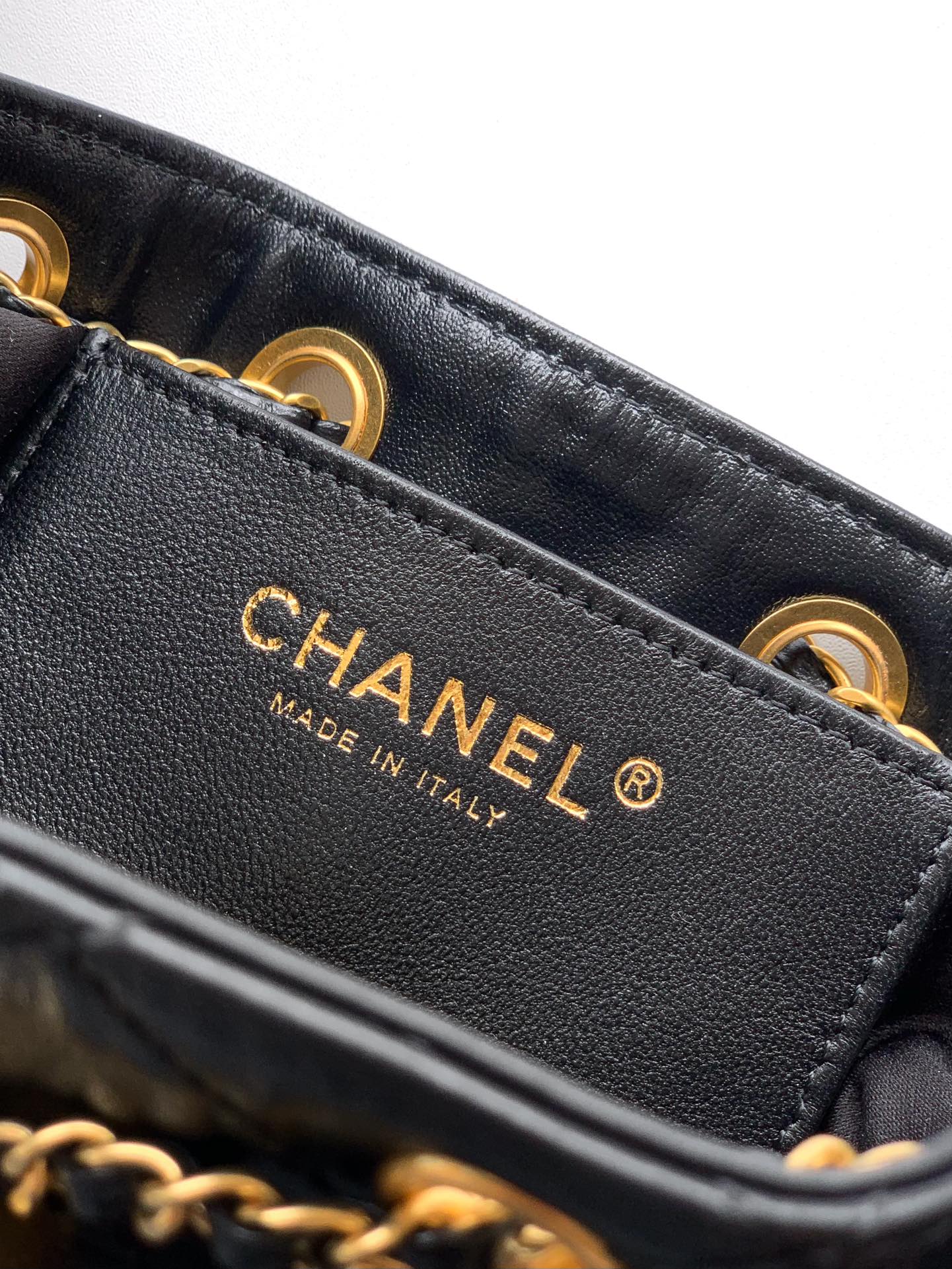Chanel Style Black Leather Bag Bags Bag detail image 9 from source 765816
