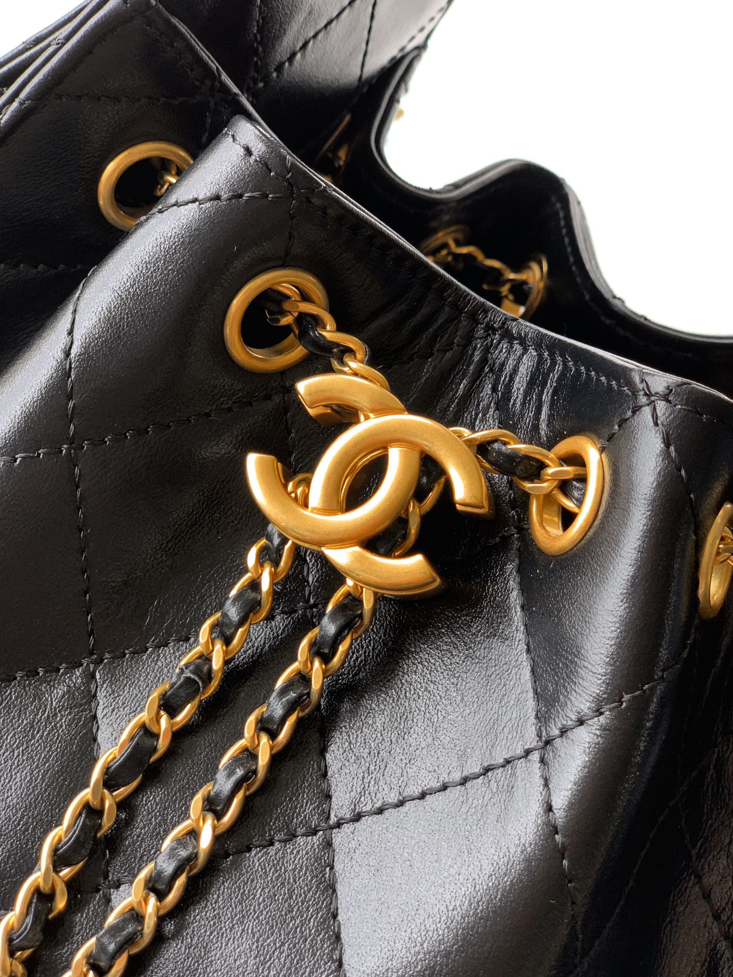 Chanel Style Black Leather Bag Bags Bag detail image 5 from source 765816