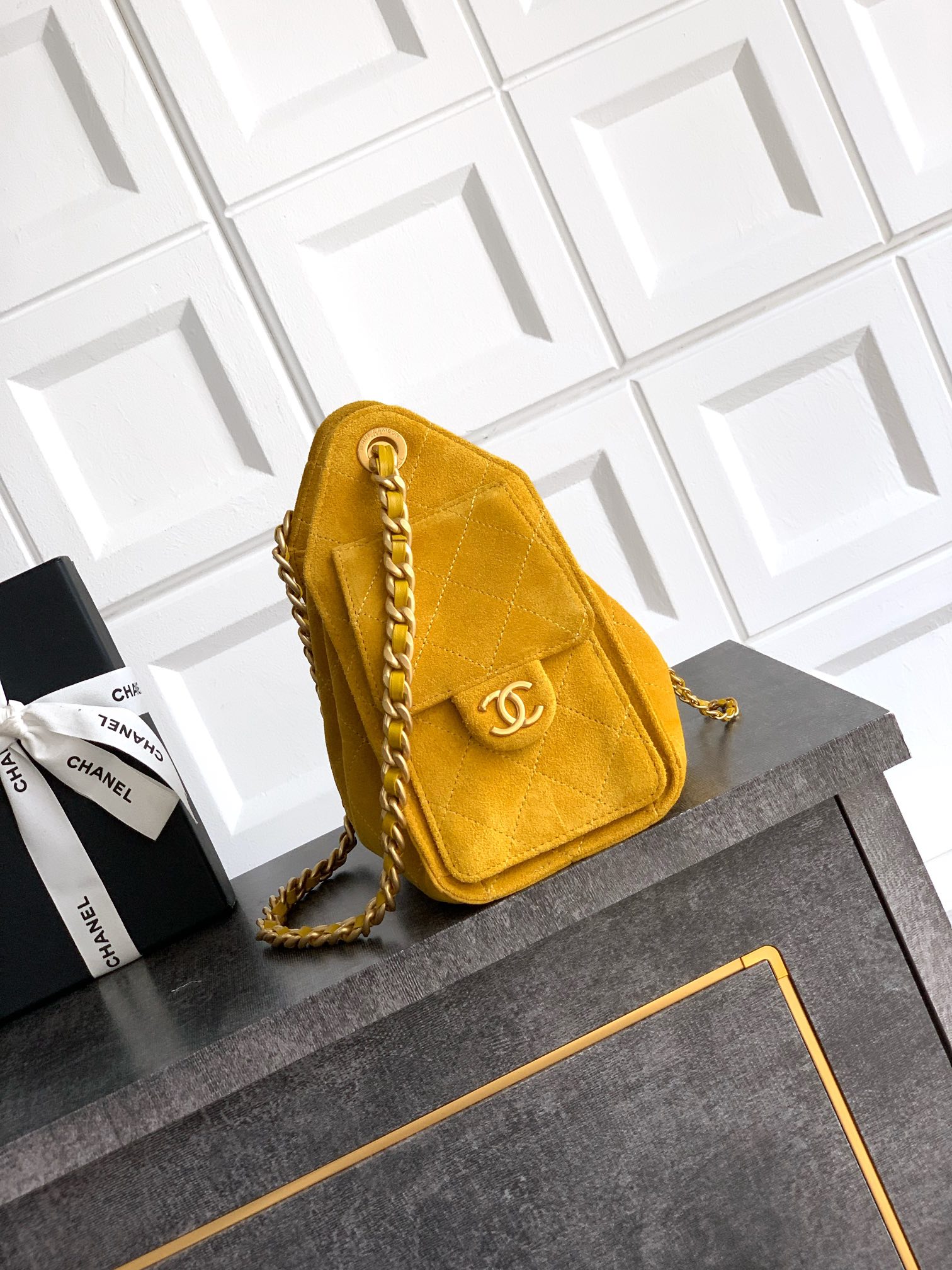Chanel Style Black Leather Bag Lookbook Reference image 2