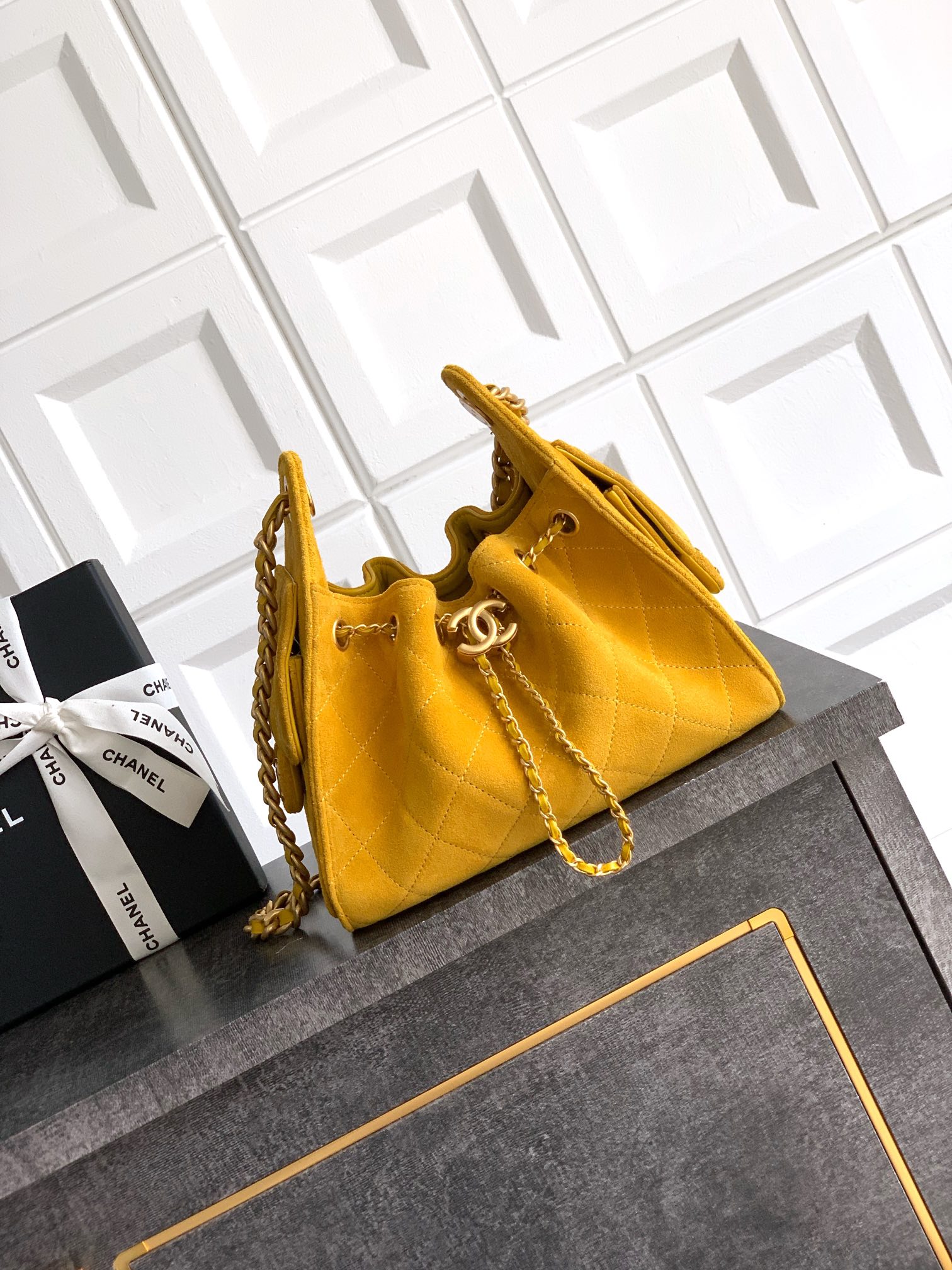 Chanel Style Black Leather Bag Lookbook Reference image 1