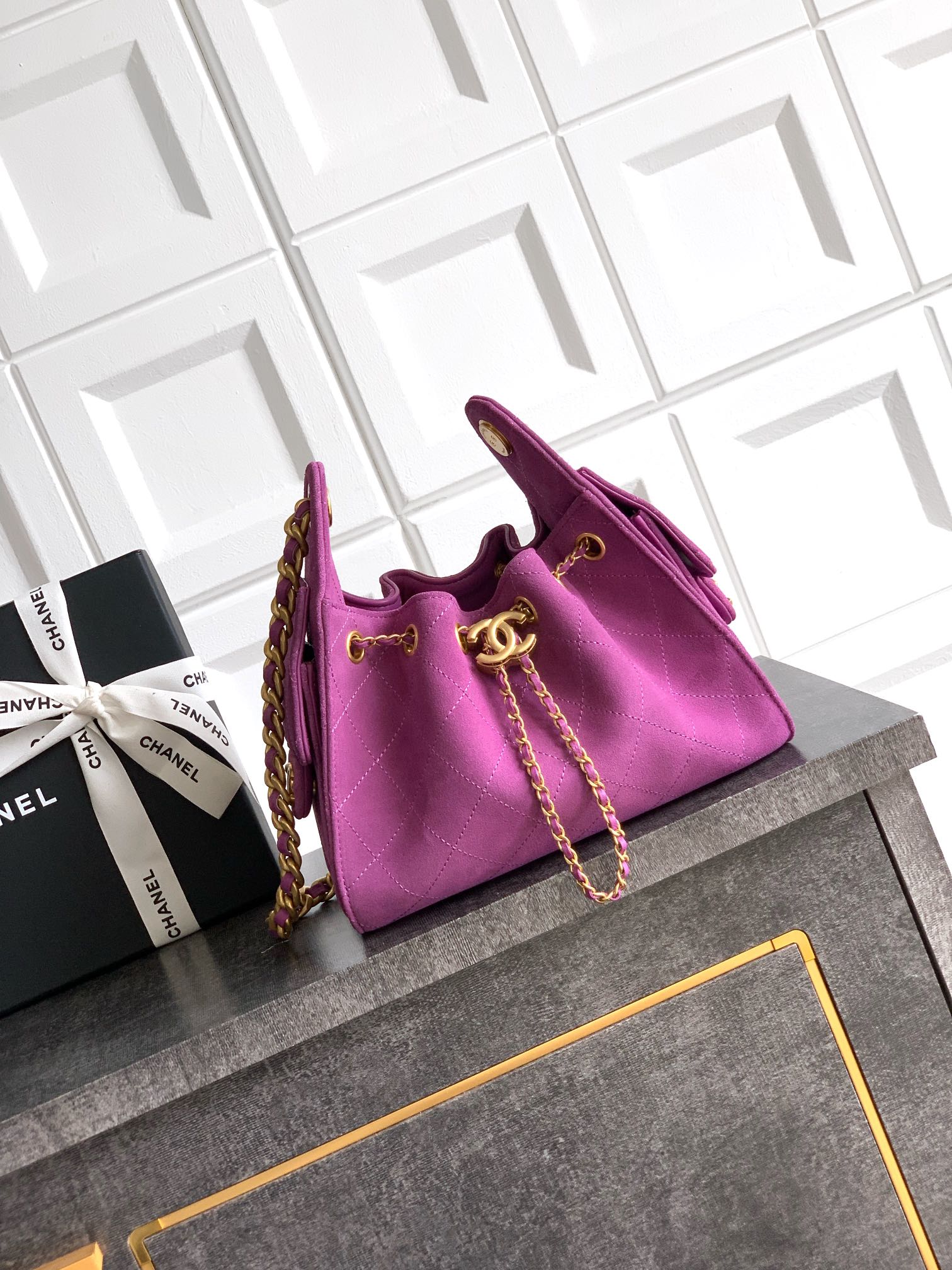 Chanel Style Black Leather Bag Lookbook Reference image 1