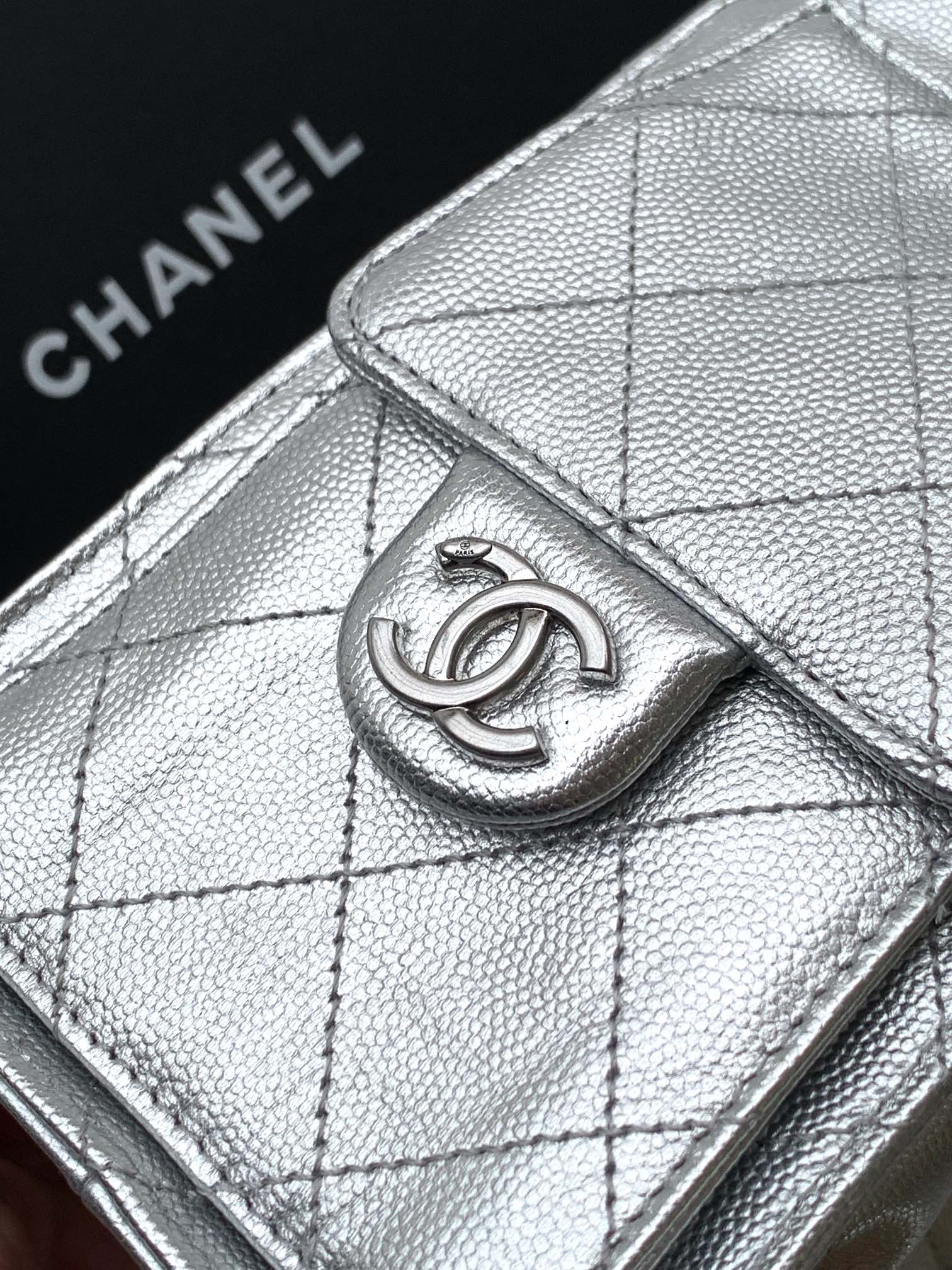 Chanel Style Black Leather Bag Bags Bag detail image 6 from source 765819