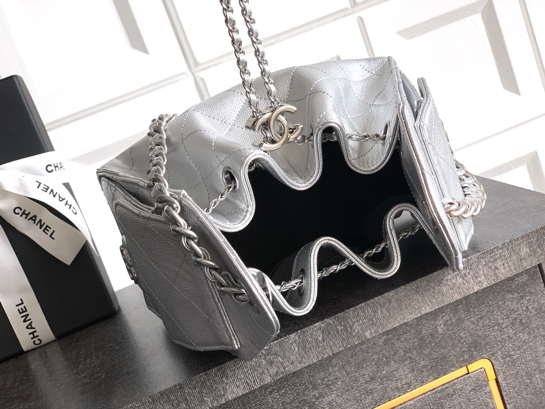 Chanel Style Black Leather Bag Bags Bag detail image 8 from source 765819