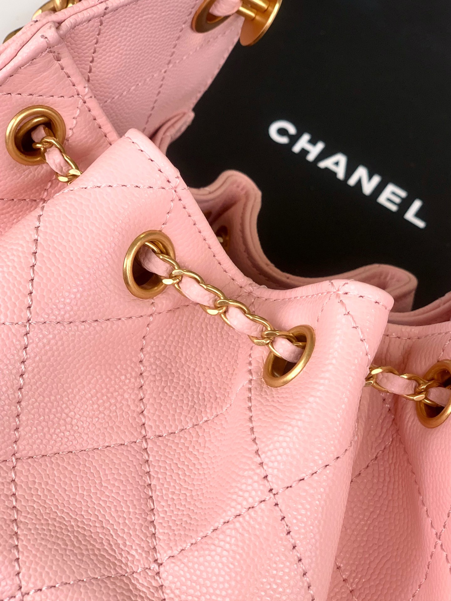 Chanel Style Black Leather Bag Bags Bag detail image 6 from source 765820