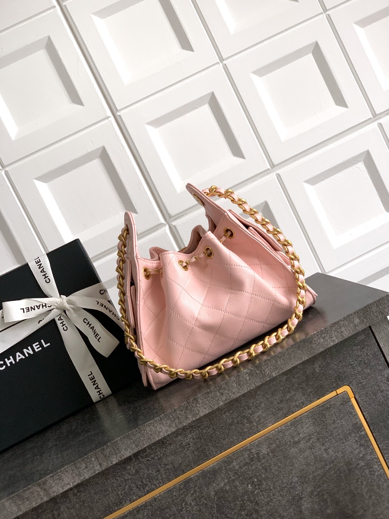 Chanel Style Black Leather Bag Bags Bag detail image 3 from source 765820
