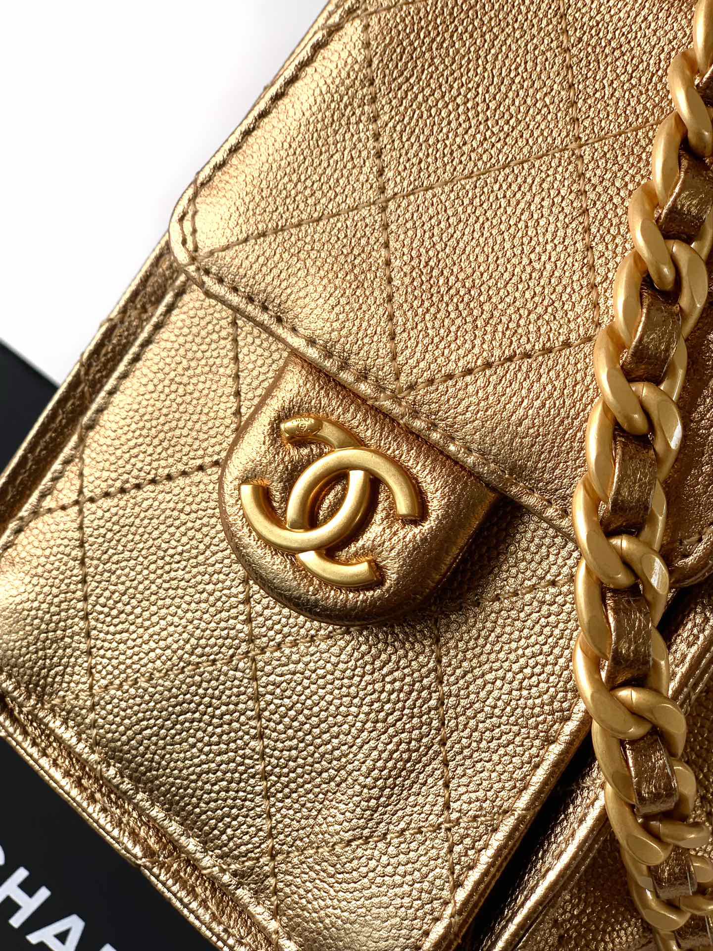Chanel Style Black Leather Bag Bags Bag detail image 6 from source 765821