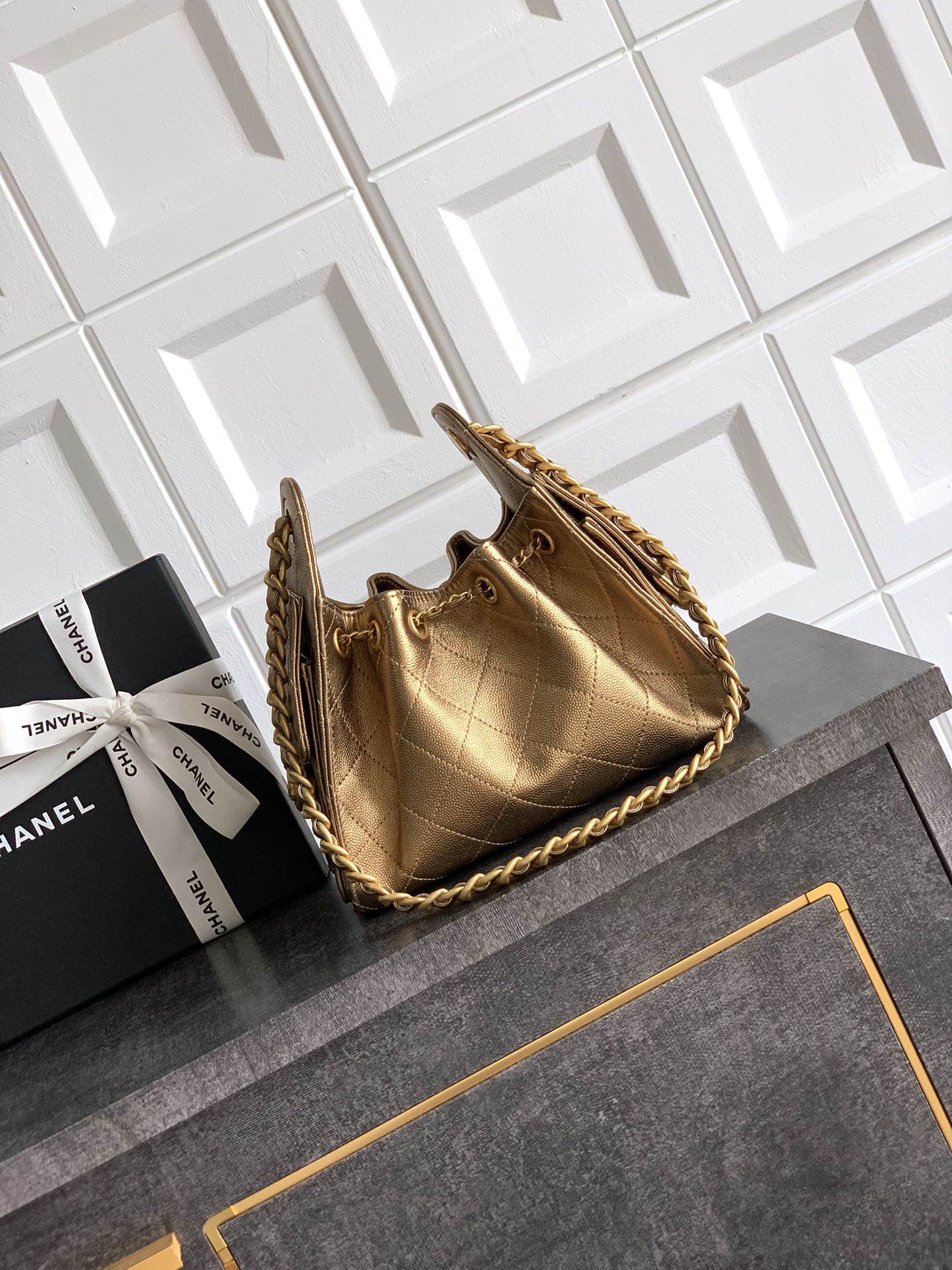 Chanel Style Black Leather Bag Bags Bag detail image 3 from source 765821